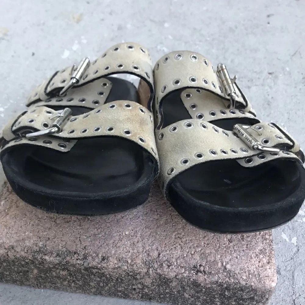 Isabel Marant double buckle sandals - Picture 5 of 8